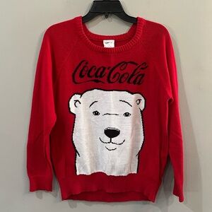 Coca-Cola Red Polar Bear Sweater Size L
